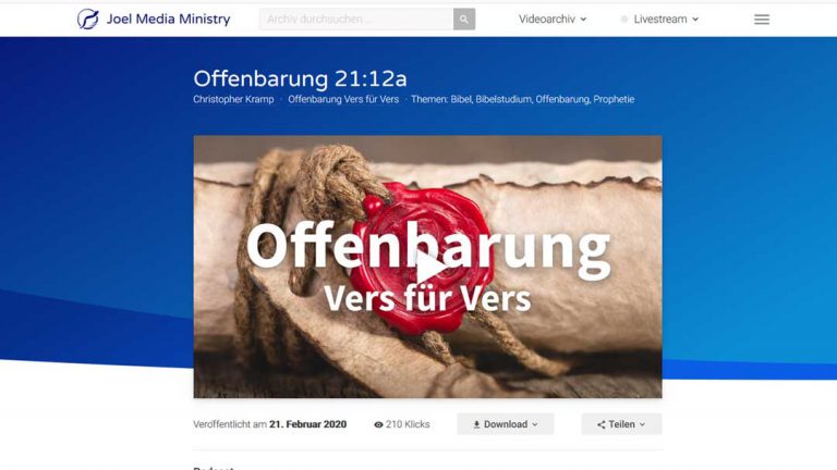 Link zum Video Offenbarung - Joel Media